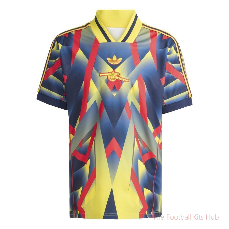Arsenal T-Shirt Lifestyler - Yellow/Pure Ruby/Night Indigo-unisoccer store